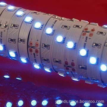 LED Strip with 12 or 24V DC Input Voltage and 5m Distance Range